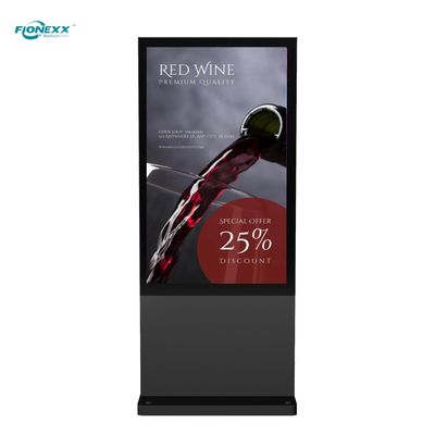 Good price 86 inch Black AD Board Outdoor Fanless Vertical Digital Totem online