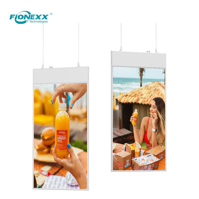 Good price Double Sided 700nits Hanging Digital Signage 55inch Ceiling Mounted online