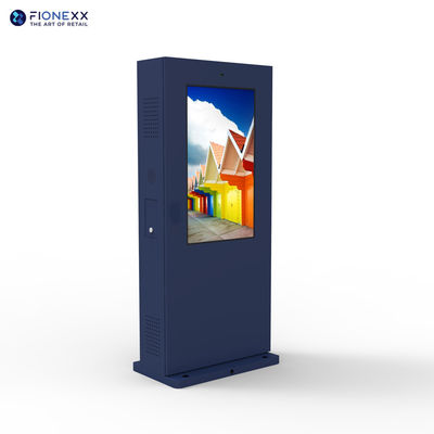 Good price IP55 Rated  Air Colling 43inch Dual Sided Outdoor Digital Totem Nano Touch Screen online