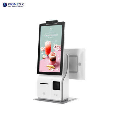Good price Double Sided 15.6inch Self Service Touch Screen Kiosk Self Service Ordering System online