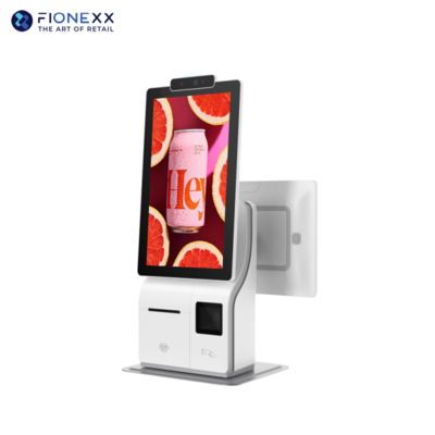 Good price 15.6 Inch Double Touch Screen Self-Service Ordering Advertisement Display Screen Self Service POS Kiosks online