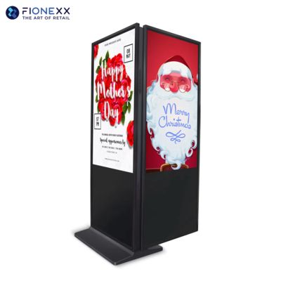 Good price 1920*1080 Resolution LCD Advertising Display Digital Signage Smart Kiosk Vertical Totem Floor Standing Touch Screen online