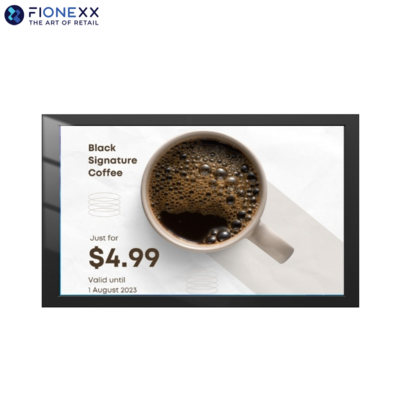 Good price WiFi/RJ45 Network 75 inch Black Windows Outdoor Fanless Wall-Mounted Digital Signage with 3840*2160 Resolution online