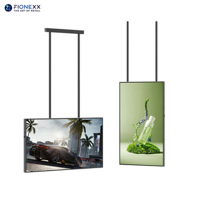 Good price 49inch Android Board OD10 Slim Bezel High Brightness Hanging Single Sided LCD Window Display online