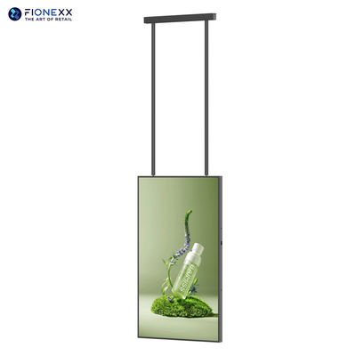 Good price 49inch High Brightness Hanging Single Sided LCD Window Display with Portrait and Landscape Display online