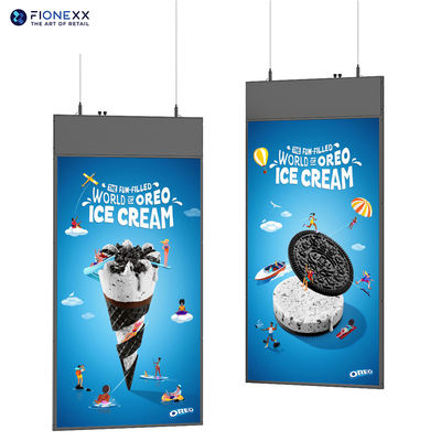 Good price 43inch Ultra Slim Dual Sided Hanging Display High-Definition Display Screens Used In Stores And Supermarkets online