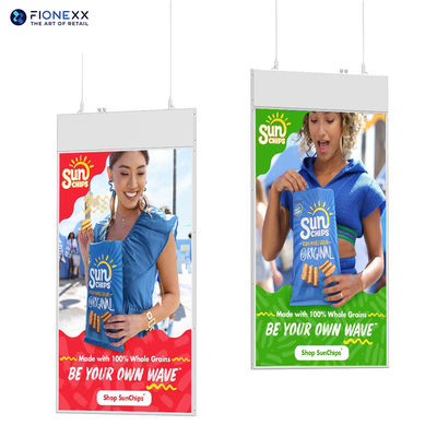 Good price Ultra Slim Dual Sided Hanging Display 43 Inch Landscape Display 700nits+700nits Dual-Sided High-Definition Display Screen online