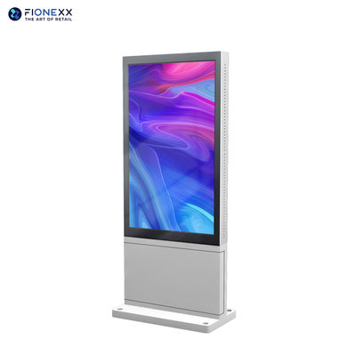 Good price 32 inch Silver Android Outdoor Fanless Vertical Digital Totem online