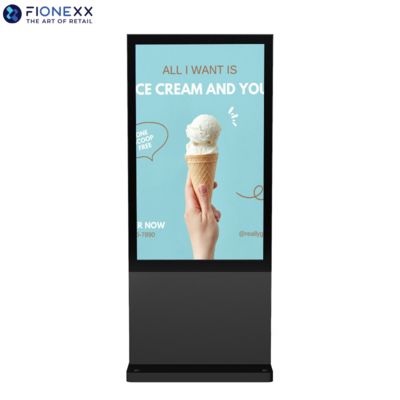 Good price 32 inch Black AD Board Outdoor Fanless Vertical Digital Totem online