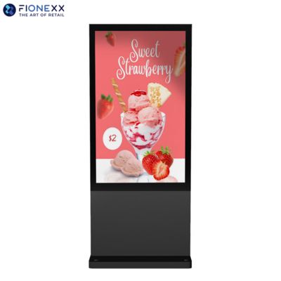 Good price 43 Inch Black Windows Outdoor Fanless Vertical Digital Totem Outdoor-Designed Fanless Advertising Digital Signage online