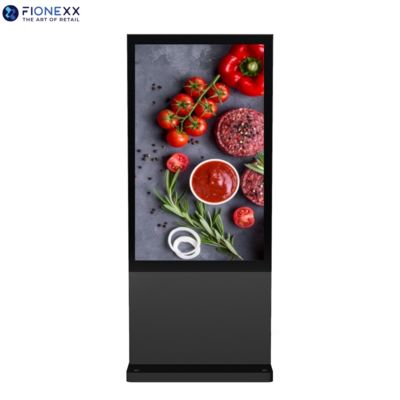 Good price 86 Inch Black Windows Outdoor Fanless Vertical Digital Signage online