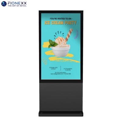 Good price 75 inch Black Windows Outdoor Fanless Vertical Digital signage Totem online