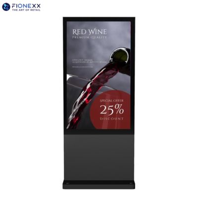 Good price 86 inch Black AD Board Outdoor Fanless Vertical Digital Totem online