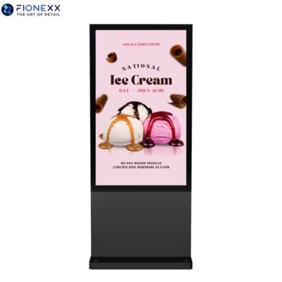 Good price High-Definition Advertising Display Screen 65 Inch Black AD Board Outdoor Fanless Vertical Digital Totem online