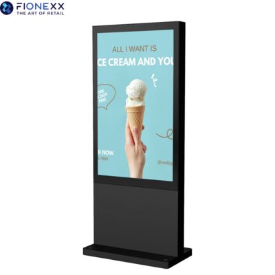 Good price Outdoor Durable Advertising Display Screen 49 Inch Black AD Board Outdoor Fanless Vertical Digital Totem online