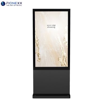 Good price 32 Inch Black Windows Outdoor Fanless Vertical Digital Totem Outdoor Durable Advertising Display Screen online