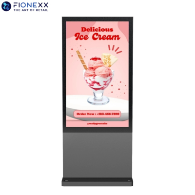 Good price Street Side Fanless Exterior Digital Signage Vertical Display  3840*2160 online