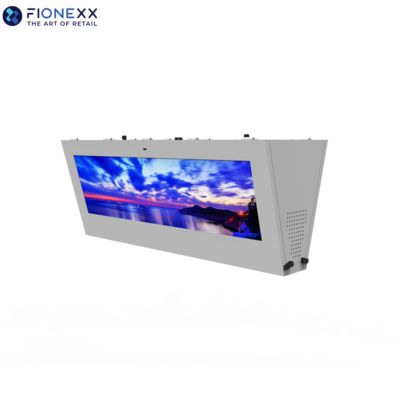 Good price 58.4inch 4K Bus Stop Digital Signage with Military Standard Tempered Glass Ambient Light Sensor and Anti-Glare Glass online