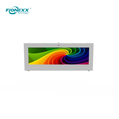 Good price 58.4inch IP65  Stretched Bus Stop Digital Signage With Fan Cooling System online