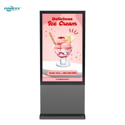 Good price Street Side Fanless Exterior Digital Signage Vertical Display  3840*2160 online