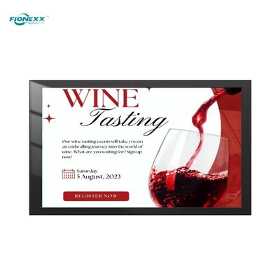 Good price 55 inch Black AD Board Outdoor Fanless Wall-Mounted Digital Signage online