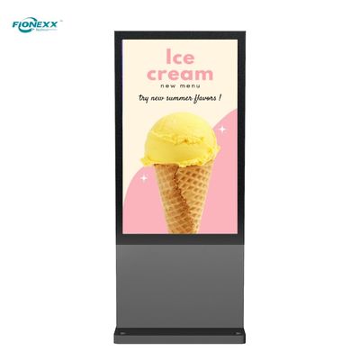 Good price 800-2500cd/M2 High Brightness Outdoor Digital Totem 55 Inch Aluminum Profile online