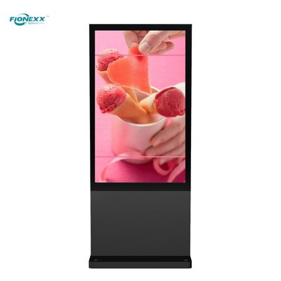 Good price 75 inch Black Android Outdoor Fanless Vertical Digital Totem online