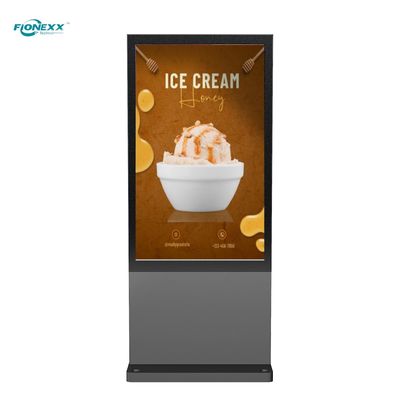 Good price Fanless AD Board Outdoor Digital Totem 86'' Digital Signage Aluminum Profile online