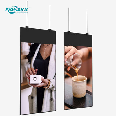 Good price OEM Double Sided Hanging Lcd Display Vertical Digital Display 700nits online