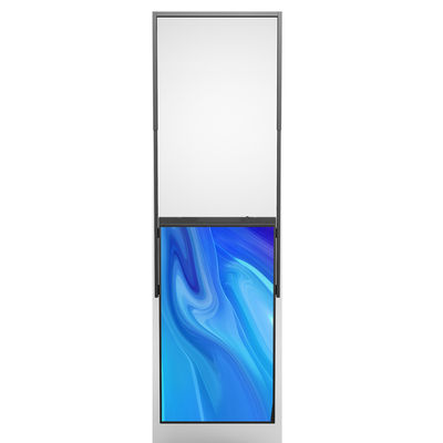 55inch Dual Sided Window Facing Display Hanging Lcd Display with narrow bezel 14.3mm