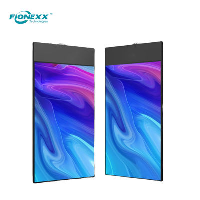 Good price 37inch/43inch/55inch Ultra Slim Double Sided Hanging Display Vertical Digital Display 700nits+700nits online