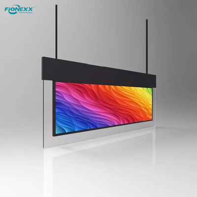 Good price 43inch Ultra Slim Dual Sided Hanging Display Landscape Display with glass margin online