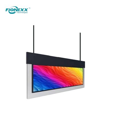 Good price 43inch Ultra Slim Dual Sided Hanging Display Landscape Display 700nits+700nits online