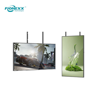 55inch Android Board Slim Bezel OD10 High Brightness Hanging Single Sided Window Facing Display