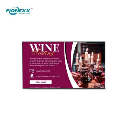 Good price 49 inch 1080P Windows Single-Sided Signage with 2000nits High Brightness in Black online
