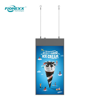 Good price 49inch Hanging Digital Signage Screens Dual Sided 700nits Retail Design online