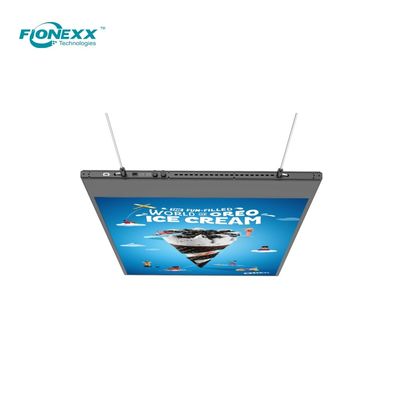 Good price Double Sided TFT LCD 1080p Hanging Digital Signage 43/49/55inch Black 700+700nits online