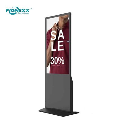 Good price Free Standing 49inch Digital Touchscreen Totem with 1920x1080 Resolution and 350nits online