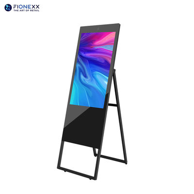 43inch Portable A Board Advertising Digital Display Totem With Integrated Speakers