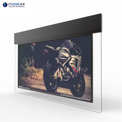 Glass Frame 43 Inch Landscape Hanging Digital Signage Lightweight
