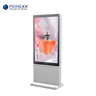 55inch 2500Nits Fanless Outdoor Totem Signage LCD Display