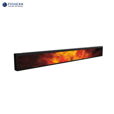Streamlined 23.1inch Stretched Bar LCD Display Shelf Edge LCD Panel