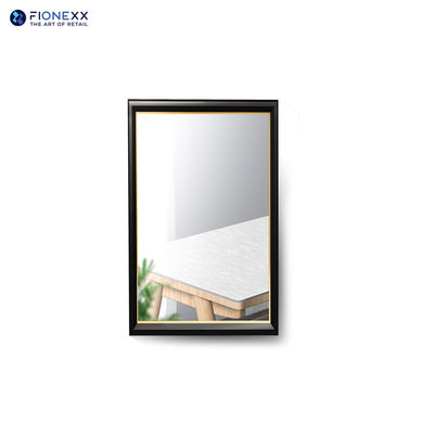 Good price 32inch Gold Frame Mirror LCD Display 700nits Mirror Digital Signage for Hotels online