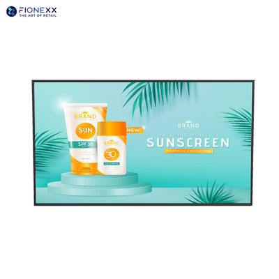 Indoor Wall Mounted Digital Display Screen 43inch Lightweight Easy Installation