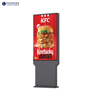 4K Outdoor Restaurant Advertising Display Screen Digital Signage Drive Thru System Menu Window  Boards Dooh  Kiosk
