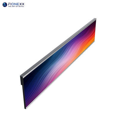 Shelf Edge LCD Display Screen Supermarkets Screens Stretch LCD Bar Display Shelf Edge Custom Stripe Screen