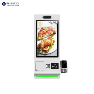 All-in-One Self Service Kiosks with Integrated Thermal Receipt Printer for Fast Food and Retail
