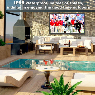43-55 Inch IP55 4k UHD Poolside Weatherproof TV Rooftop Terrace TV Beach House Television Yacht/Marine TV