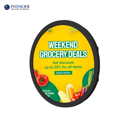 Circular Lcd Display For Retail Lcd Advertising Digital Poster For Retail Store