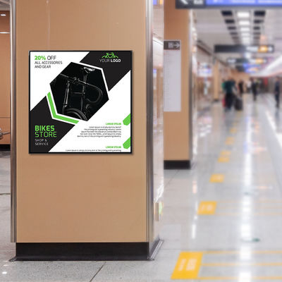 1:1 Square Display Screen LED With WIFI Network Android OS HDM1 Input For Advertising Art Gallery